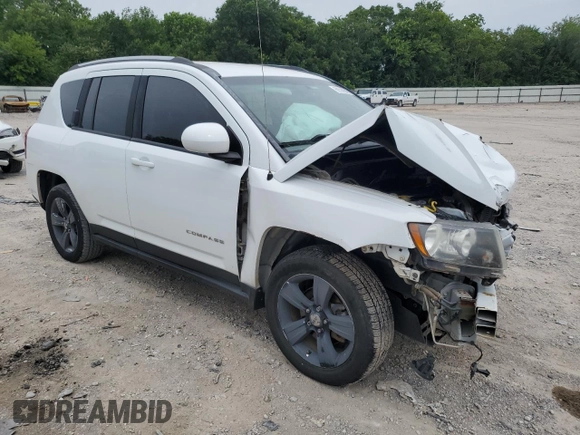 2016 Jeep Compass Latitude with VIN 1C4NJCEA4GD614932, listed as a Copart auction lot 60508845 with 144,833 mi miles and Salvage title. Bid and sale history available at DreamBid. Image 4.