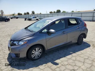 2017 Honda Fit LX with VIN JHMGK5H55HS003948, listed as a Copart auction lot 62542855 with 28,739 mi miles and Salvage title. Bid and sale history available at DreamBid. Image 1.