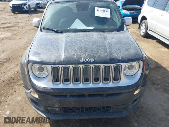 2018 Jeep Renegade Limited with VIN ZACCJBDB8JPH11684, listed as a IAAI auction lot 41798155 with 74,875 mi miles and . Bid and sale history available at DreamBid. Image 12.