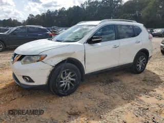 2015 Nissan Rogue SL with VIN 5N1AT2MT4FC822475, listed as a Copart auction lot 49063745 with 122,153 mi miles and Salvage Title. Bid and sale history available at carsss.com. Image 1.