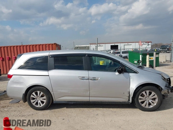 2015 Honda Odyssey EX-L with VIN 5FNRL5H61FB010289, listed as a IAAI auction lot 41887660 with 177,172 mi miles and . Bid and sale history available at carsss.com. Image 14.