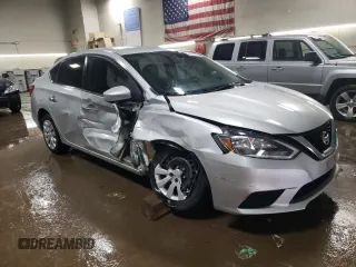 2018 Nissan Sentra S with VIN 3N1AB7APXJY253288, listed as a Copart auction lot 51942335 with 164,170 mi miles and Salvage Title. Bid and sale history available at DreamBid. Image 4.