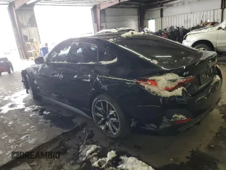2022 BMW i4 eDrive40 z VIN WBY73AW0XNFM42466, wystawiony jako Copart lot #87421194 z przebiegiem Nie podano mil oraz Szkoda całkowita • Salvage title. Historia ofert i sprzedaży dostępna na DreamBid. Obrazek 2.