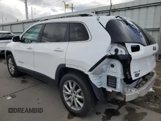 2018 Jeep Cherokee Limited with VIN 1C4PJMDX9JD555520, listed as a Copart auction lot 56381665 with 136,534 mi miles and Salvage title. Bid and sale history available at DreamBid. Image 2.
