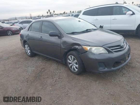 2013 Toyota Corolla L with VIN 5YFBU4EE0DP198647, listed as a IAAI auction lot 41019337 with 155,749 mi miles and . Bid and sale history available at DreamBid. Image 1.