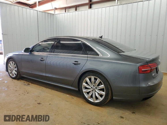 2016 Audi A8 L 4.0T Sport with VIN WAU43AFD5GN010106, listed as a Copart auction lot 48551645 with 154,079 mi miles and Clean Title. Bid and sale history available at carsss.com. Image 2.