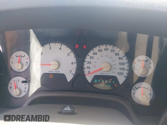 2008 Dodge 1500 SLT with VIN 1D7HA18278S565363, listed as a IAAI auction lot 41783487 with 122,992 mi miles and . Bid and sale history available at DreamBid. Image 7.