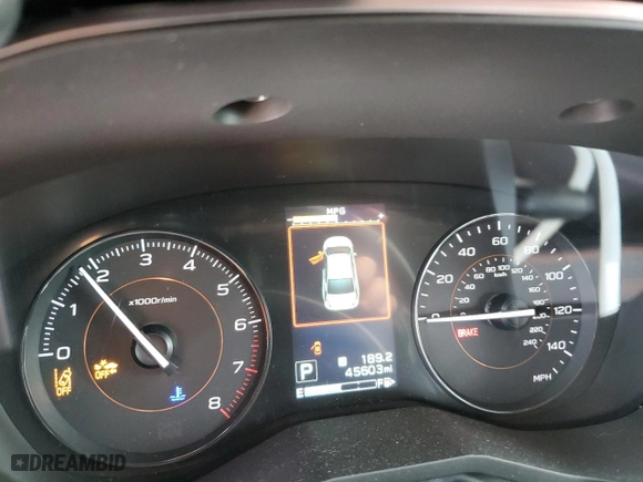 2018 Subaru Crosstrek Premium with VIN JF2GTADC0JH307107, listed as a Copart auction lot 43566855 with 45,603 mi miles and Salvage Title. Bid and sale history available at carsss.com. Image 9.