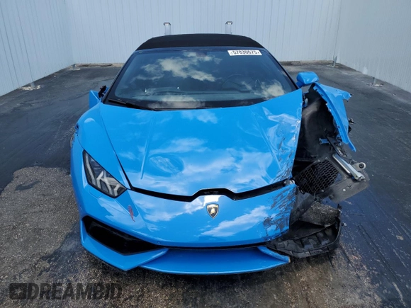 2016 Lamborghini Huracan LP 610-4 с VIN ZHWUR1ZF5GLA04553, выставлен на аукционе Copart как лот 57830675 с пробегом 15 820 миль миль и Списание • Salvage title. История ставок и продаж доступна на DreamBid. Изображение 5.