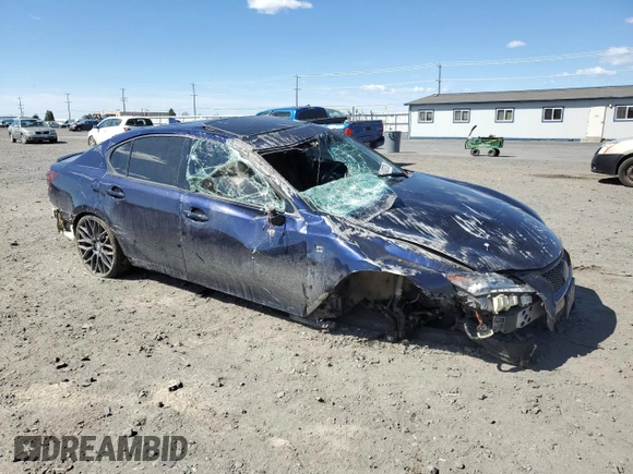 2015 Lexus GS 350 with VIN JTHCE1BL6FA006009, listed as a Copart auction lot 53400735 with 65,385 mi miles and Salvage Title. Bid and sale history available at carsss.com. Image 4.