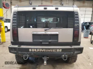 2005 Hummer H2 SUV with VIN 5GRGN23U05H103176, listed as a Copart auction lot 44365545 with 165,887 mi miles and Salvage Title. Bid and sale history available at carsss.com. Image 6.