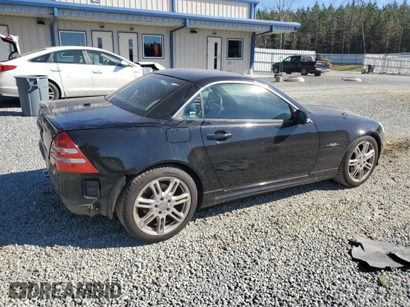 2004 Mercedes-Benz SLK-Class with VIN WDBKK65F74F304950, listed as a Copart auction lot 46674125 with 91,574 mi miles and Salvage Title. Bid and sale history available at carsss.com. Image 3.