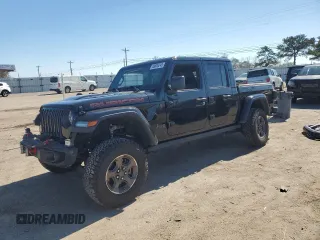 2020 Jeep Gladiator Rubicon with VIN 1C6JJTBG1LL152618, listed as a Copart auction lot 45605245 with 91,648 mi miles and Non Repairable. Bid and sale history available at DreamBid. Image 1.