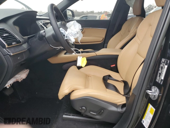 2023 Volvo XC90 Ultimate with VIN YV4062PA7P1982670, listed as a Copart auction lot 43062435 with 0 mi miles and Salvage Title. Bid and sale history available at carsss.com. Image 7.