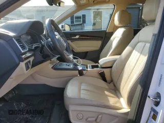 2018 Audi Q5 Premium Plus with VIN WA1BNAFY1J2066585, listed as a Copart auction lot 58306885 with 91,134 mi miles and Salvage title. Bid and sale history available at DreamBid. Image 7.