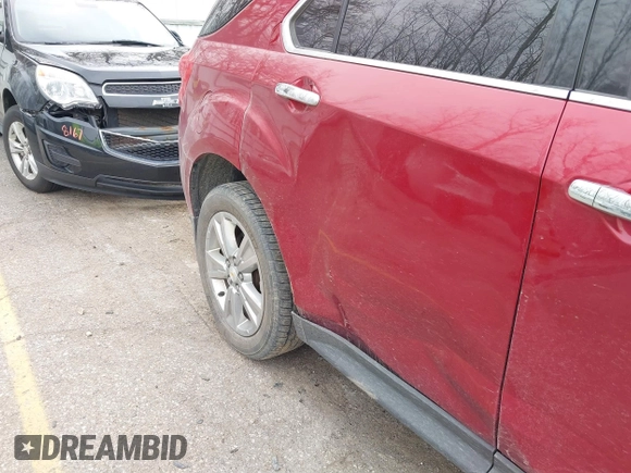2013 Chevrolet Equinox LTZ with VIN 2GNFLGE36D6182904, listed as a IAAI auction lot 41831055 with 155,237 mi miles. Bid and sale history available at carsss.com. Image 6.