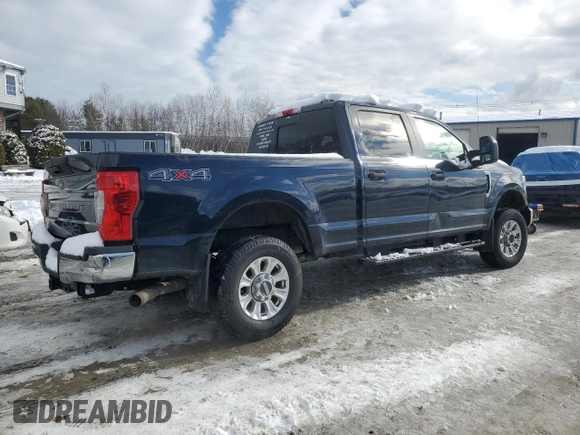 2021 Ford Super Duty F-250 SRW XL with VIN 1FT7W2B62MEC28732, listed as a Copart auction lot 44307565 with 124,653 mi miles and Salvage Title. Bid and sale history available at carsss.com. Image 3.