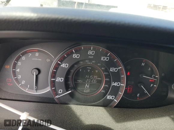 2014 Honda Accord Sedan Sport with VIN 1HGCR2F50EA183579, listed as a Copart auction lot 54834775 with 141,539 mi miles and Salvage Title. Bid and sale history available at carsss.com. Image 9.