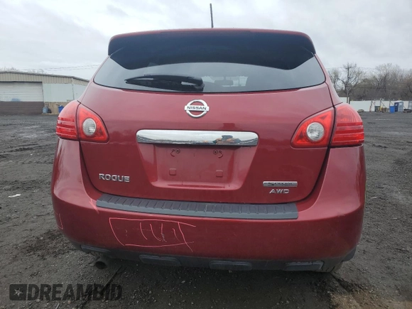 2012 Nissan Rogue S with VIN JN8AS5MV4CW362890, listed as a Copart auction lot 52598385 with 80,531 mi miles and Salvage Title. Bid and sale history available at DreamBid. Image 6.