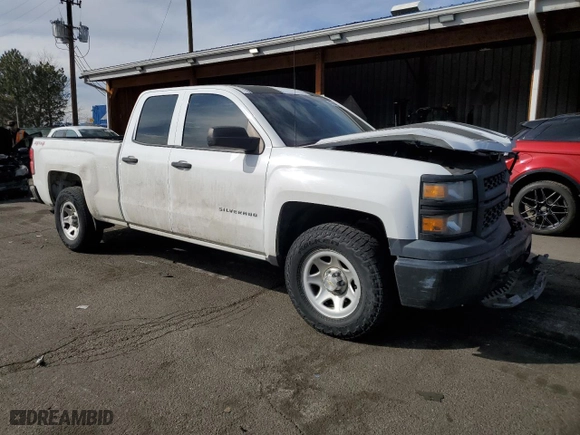 2015 Chevrolet Silverado 1500 Work Truck with VIN 1GCVKPEH9FZ400800, listed as a Copart auction lot 49184035 with 145,573 mi miles and Salvage Title. Bid and sale history available at carsss.com. Image 4.
