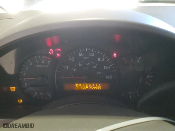 2004 Nissan Titan XE with VIN 1N6AA06A14N532798, listed as a Copart auction lot 46052165 with 254,435 mi miles and Salvage Title. Bid and sale history available at carsss.com. Image 9.