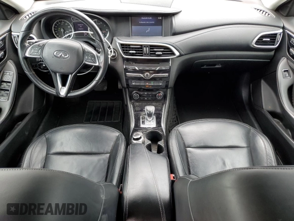 2017 Infiniti QX30 Luxury with VIN SJKCH5CR1HA026123, listed as a Copart auction lot 64003094 with 93,651 mi miles and Salvage title. Bid and sale history available at DreamBid. Image 8.