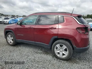 2022 Jeep Compass Latitude with VIN 3C4NJCBB7NT213430, listed as a Copart auction lot 49485365 with 14,854 mi miles and Salvage Title. Bid and sale history available at carsss.com. Image 2.