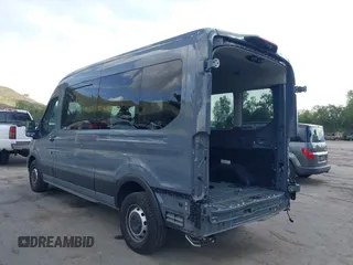 2023 Ford Transit Passenger XL with VIN 1FBAX2C82PKB58582, listed as a IAAI auction lot 41898895 with 16,416 mi miles and . Bid and sale history available at DreamBid. Image 3.