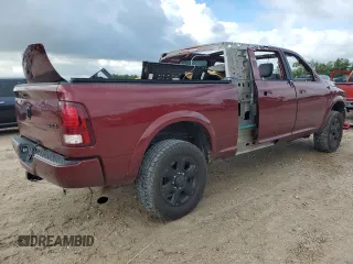 2018 Ram 2500 Laramie with VIN 3C6UR5NJ5JG286731, listed as a Copart auction lot 71109994 with 73,742 mi miles and Salvage title. Bid and sale history available at DreamBid. Image 3.