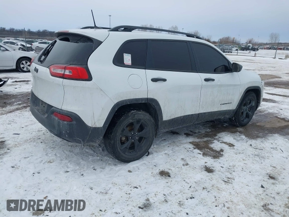 2016 Jeep Cherokee Altitude with VIN 1C4PJLAB4GW376723, listed as a IAAI auction lot 41593248 with 96,940 mi miles and . Bid and sale history available at DreamBid. Image 4.
