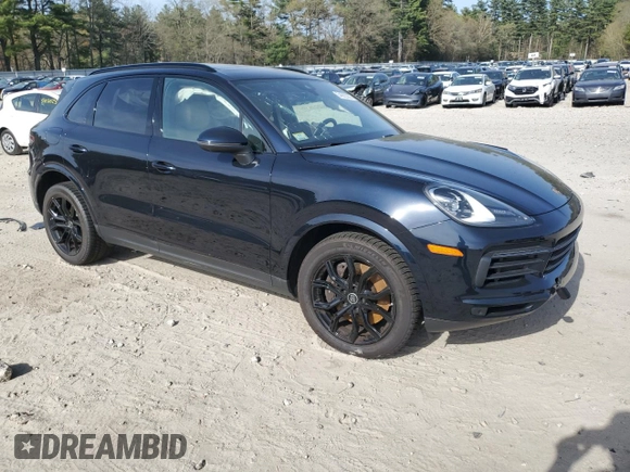2023 Porsche Cayenne with VIN WP1AA2AY9PDA05586, listed as a Copart auction lot 54683355 with 11,370 mi miles and Salvage title. Bid and sale history available at DreamBid. Image 4.