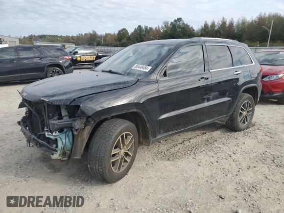 2018 Jeep Grand Cherokee Limited with VIN 1C4RJFBG7JC288102, listed as a Copart auction lot 80448484 with 106,949 mi miles and Salvage title. Bid and sale history available at DreamBid. Image 1.