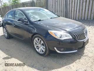 2014 Buick Regal Premium I with VIN 2G4GN5EX1E9321573, listed as a IAAI auction lot 42095613 with 72,720 mi miles. Bid and sale history available at carsss.com. Image 1.