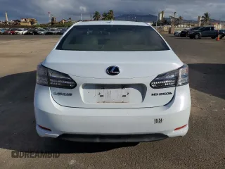2010 Lexus HS with VIN JTHBB1BA6A2022135, listed as a Copart auction lot 72088844 with 125,336 mi miles and Salvage Title. Bid and sale history available at carsss.com. Image 6.
