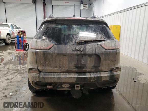 2019 Jeep Cherokee Trailhawk Elite with VIN 1C4PJMBX4KD138598, listed as a Copart auction lot 45204255 with 135,557 mi miles and Salvage Title. Bid and sale history available at carsss.com. Image 6.