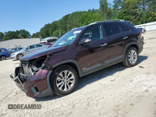 2014 Kia Sorento EX with VIN 5XYKUDA74EG530764, listed as a Copart auction lot 61604985 with 103,346 mi miles and Salvage title. Bid and sale history available at DreamBid. Image 1.