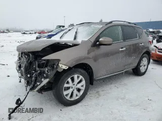 2013 Nissan Murano LE with VIN JN8AZ1MW9DW310427, listed as a Copart auction lot 88884475 with 93,493 mi miles and Salvage Title. Bid and sale history available at DreamBid. Image 1.