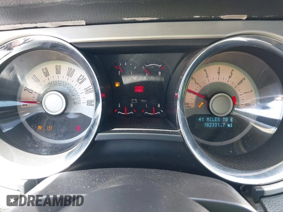 2012 Ford Mustang Premium with VIN 1ZVBP8AM3C5260028, listed as a IAAI auction lot 39198491 with 182,331 mi miles and . Bid and sale history available at DreamBid. Image 7.