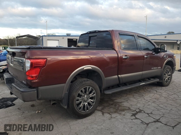2017 Nissan Titan XD SV with VIN 1N6BA1F46HN522679, listed as a Copart auction lot 79296794 with 140,454 mi miles and Salvage Title. Bid and sale history available at carsss.com. Image 3.