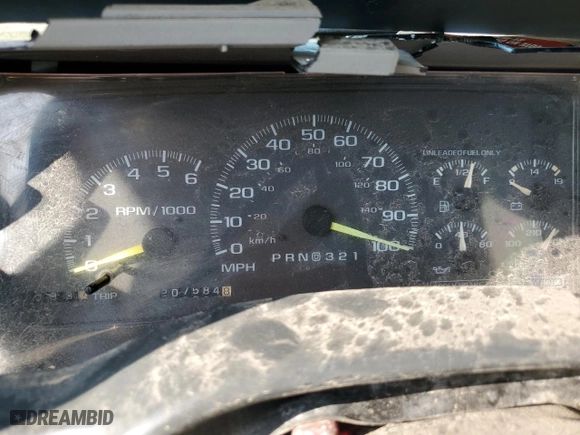 1999 Chevrolet C/K 1500 with VIN 1GCEC19RXXR127090, listed as a Copart auction lot 79443454 with 207,584 mi miles and Salvage Title. Bid and sale history available at carsss.com. Image 9.