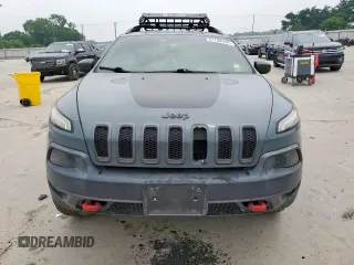 2015 Jeep Cherokee Trailhawk with VIN 1C4PJMBS9FW576340, listed as a Copart auction lot 57108045 with Not provided miles and Non repairable. Bid and sale history available at DreamBid. Image 5.