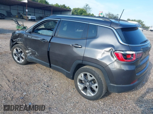 2020 Jeep Compass Limited z VIN 3C4NJCCB7LT170817, wystawiony jako IAAI lot #40180517 z przebiegiem 91 371 mil mil oraz . Historia ofert i sprzedaży dostępna na DreamBid. Obrazek 3.
