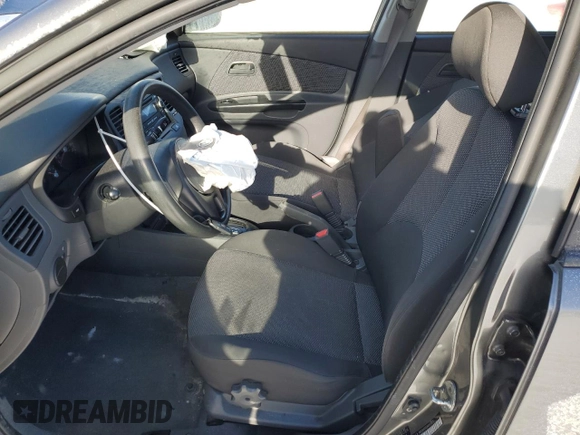 2011 Kia Rio with VIN KNADH4B32B6915325, listed as a Copart auction lot 86824074 with 167,410 mi miles and Salvage Title. Bid and sale history available at DreamBid. Image 7.