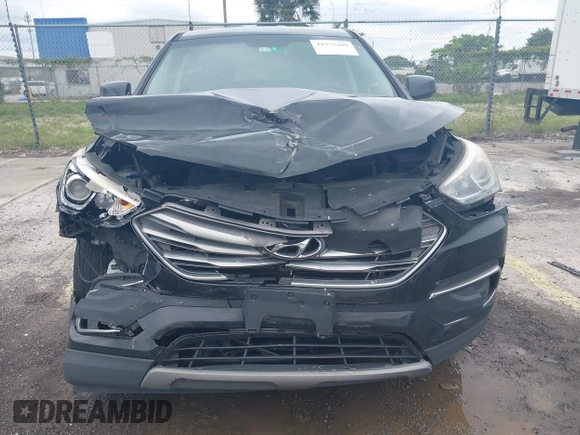 2018 Hyundai Santa Fe 2.4L with VIN 5XYZT3LB5JG539917, listed as a IAAI auction lot 41975300 with 214,562 mi miles and . Bid and sale history available at DreamBid. Image 6.
