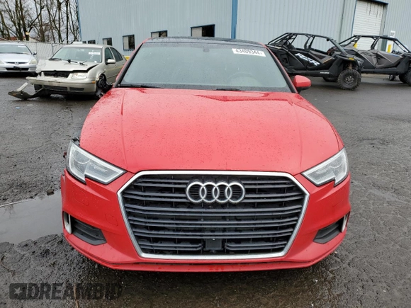 2017 Audi A3 Sedan Premium with VIN WAUAUGFF4H1036323, listed as a Copart auction lot 43409344 with 76,897 mi miles. Bid and sale history available at carsss.com. Image 5.