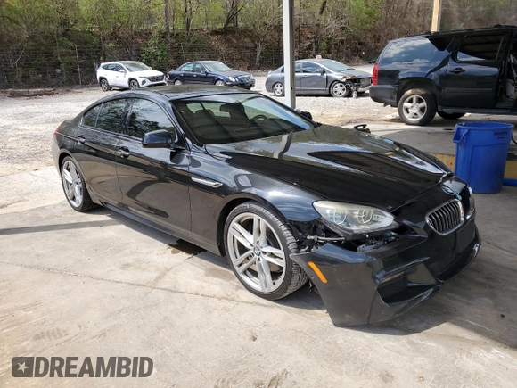 2014 BMW 6 Series 640i z VIN WBA6A0C5XED317733, wystawiony jako Copart lot #51289785 z przebiegiem 120 455 mil mil oraz Szkoda całkowita • Salvage title. Historia ofert i sprzedaży dostępna na DreamBid. Obrazek 4.