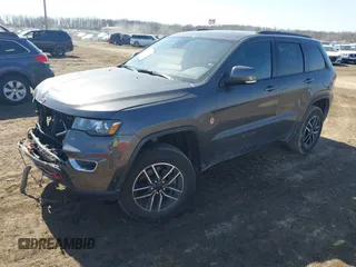 2021 Jeep Grand Cherokee Trailhawk with VIN 1C4RJFLGXMC716795, listed as a IAAI auction lot 41800596 with 38,394 mi miles. Bid and sale history available at carsss.com. Image 17.
