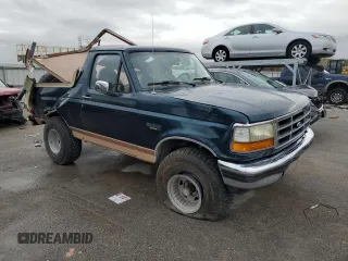 1994 Ford Bronco Custom with VIN 1FMEU15H4RLB23211, listed as a Copart auction lot 79070074 with Not provided miles and Salvage title. Bid and sale history available at DreamBid. Image 4.