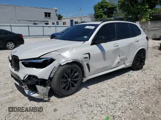 2022 BMW X5 xDrive45e with VIN 5UXTA6C01N9J18858, listed as a Copart auction lot 52768505 with 45,344 mi miles and Non Repairable. Bid and sale history available at carsss.com. Image 1.