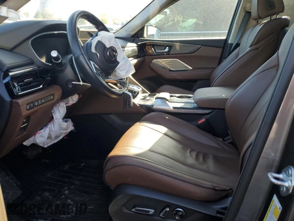 2022 Acura MDX w/Advance Package with VIN 5J8YE1H81NL047890, listed as a Copart auction lot 46604415 with 52,117 mi miles and Salvage Title. Bid and sale history available at carsss.com. Image 7.